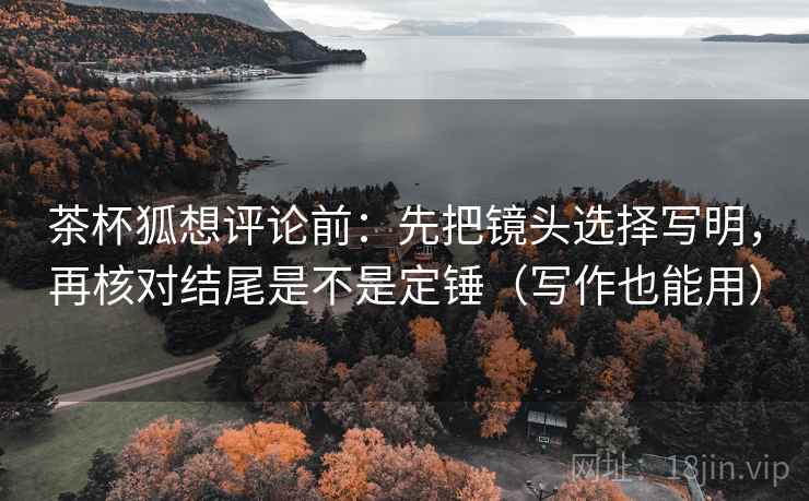 茶杯狐想评论前：先把镜头选择写明，再核对结尾是不是定锤（写作也能用）